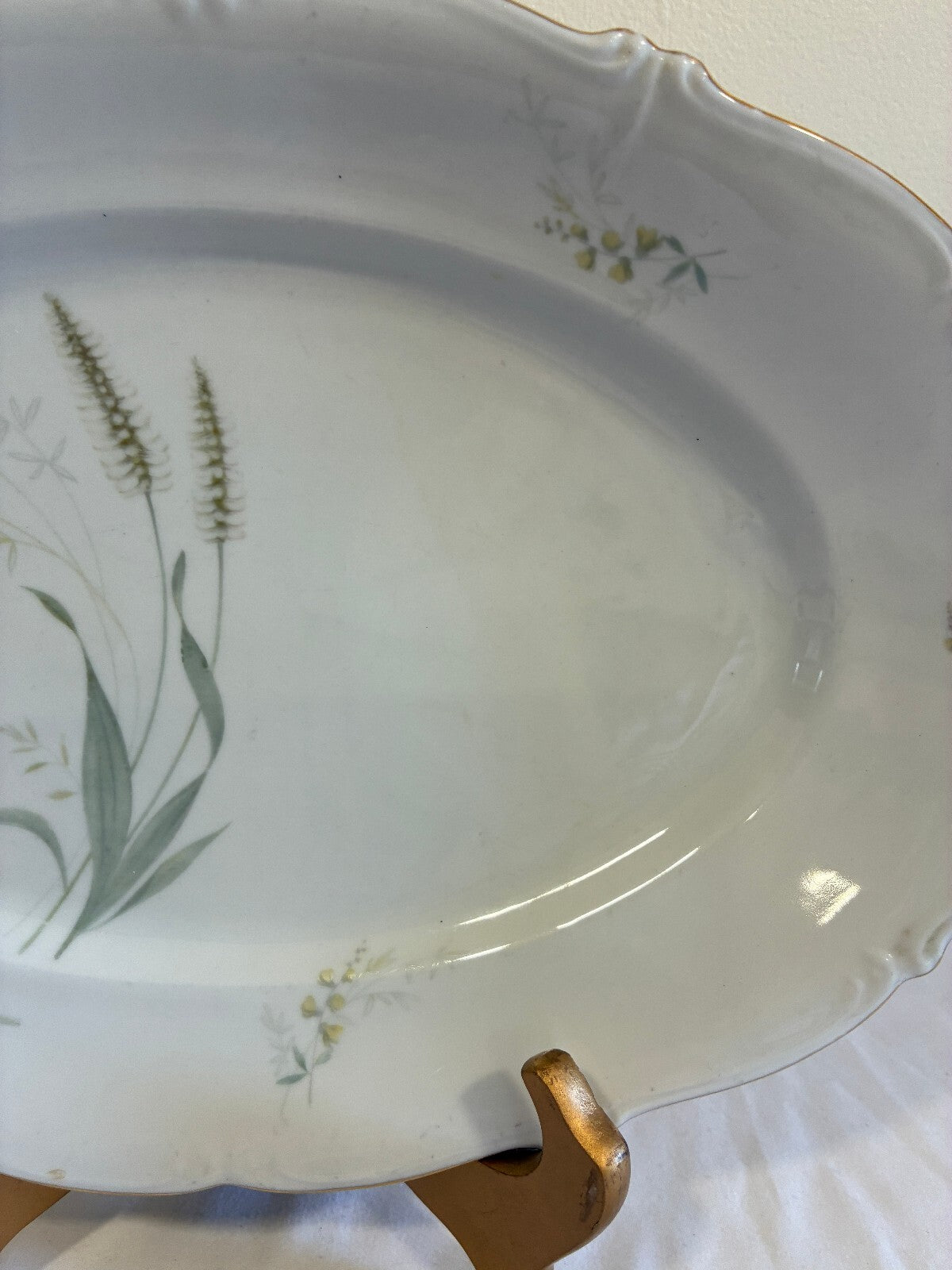 Vintage Forest Bavaria Germany "Harvest" Oval Serving Platter