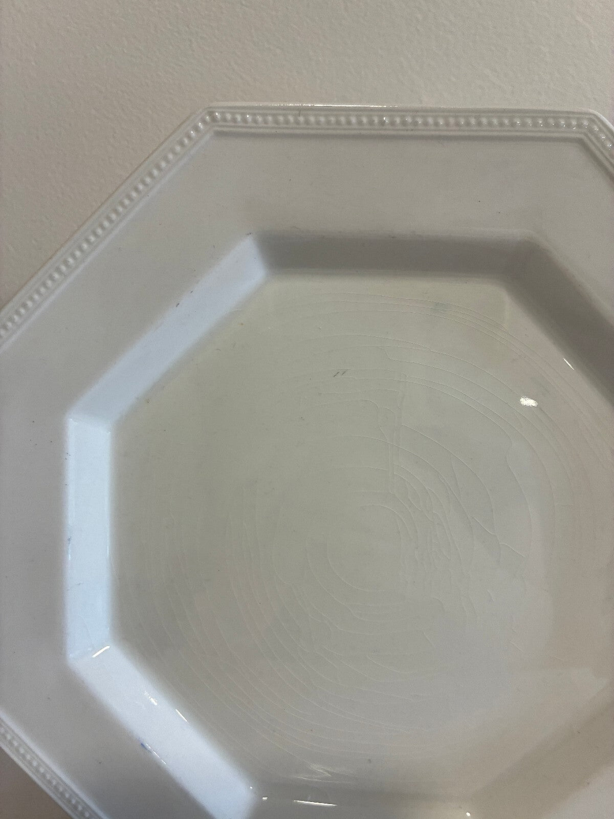 Vintage Johnson Bros Heritage Ironstone Octagonal Dinner Plates | Set of 2