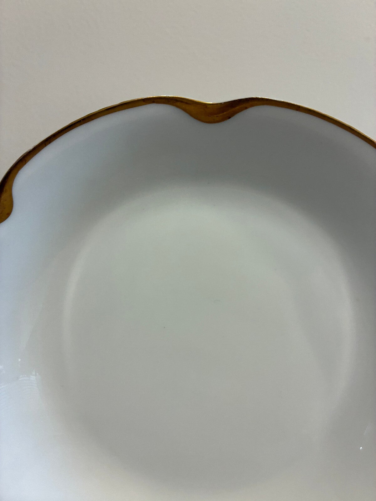 Antique Haviland& Co Limoges 7.5" Gold Rim Bowls Set of 7, French Porcelain