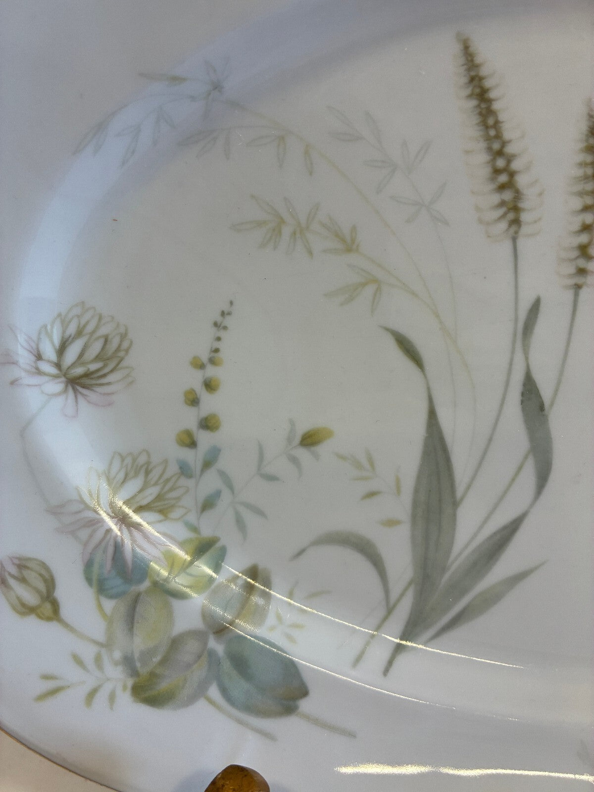 Vintage Forest Bavaria Germany "Harvest" Oval Serving Platter