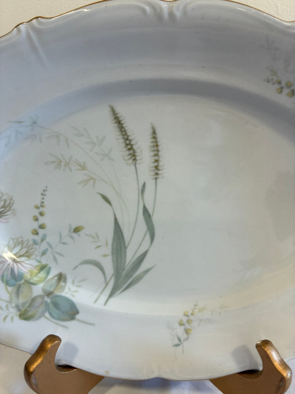 Vintage Forest Bavaria Germany "Harvest" Oval Serving Platter