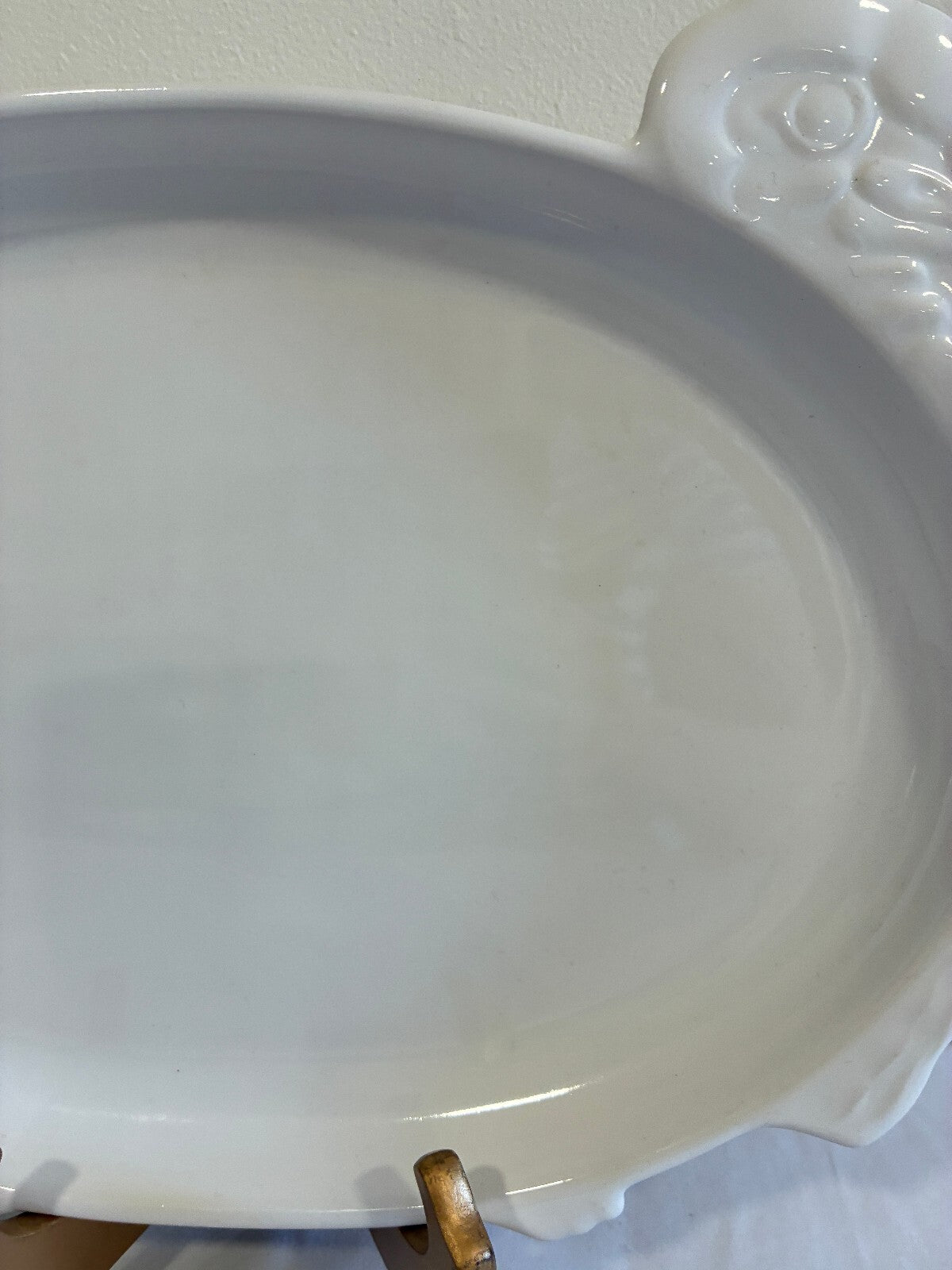 Vintage Pfaltzgraff White Turkey Platter | Figural Turkey Shaped Serving Dish |