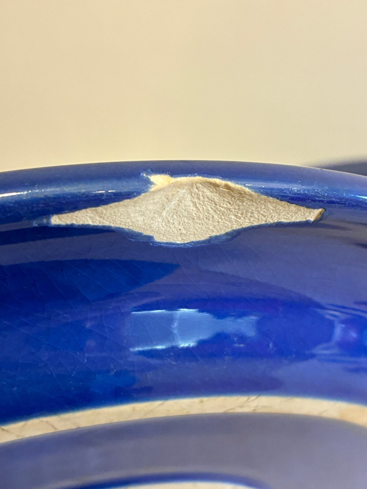 Vintage Emile Henry Cobalt Blue Dinner Plates Set of 8, French Ceramic Plates