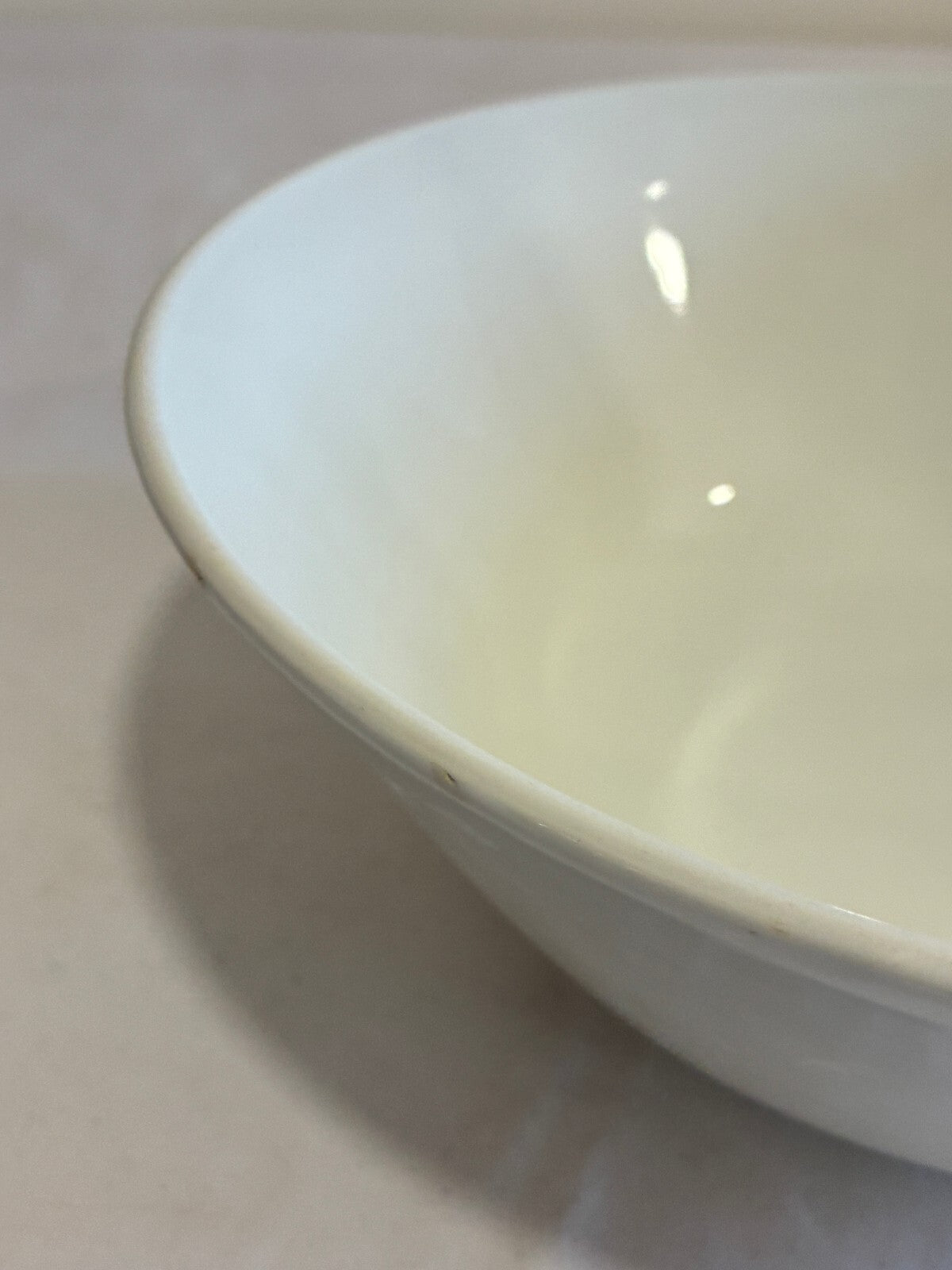 Vintage Johnson Brothers Ironstone Bowl, White England