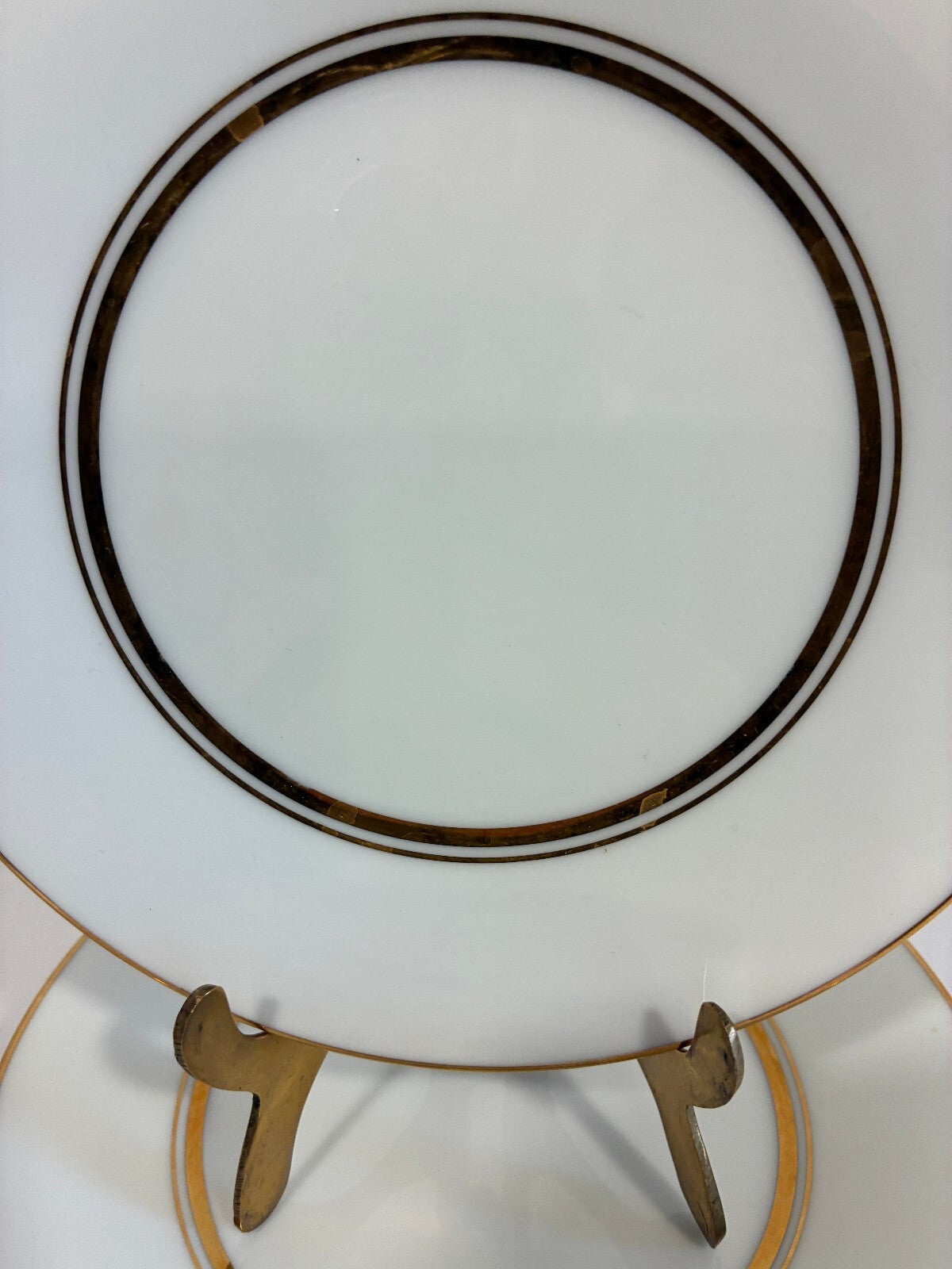 Vintage Noritake Gloria China Plates Set of 8, Gold Rim Dessert Plates, Japan