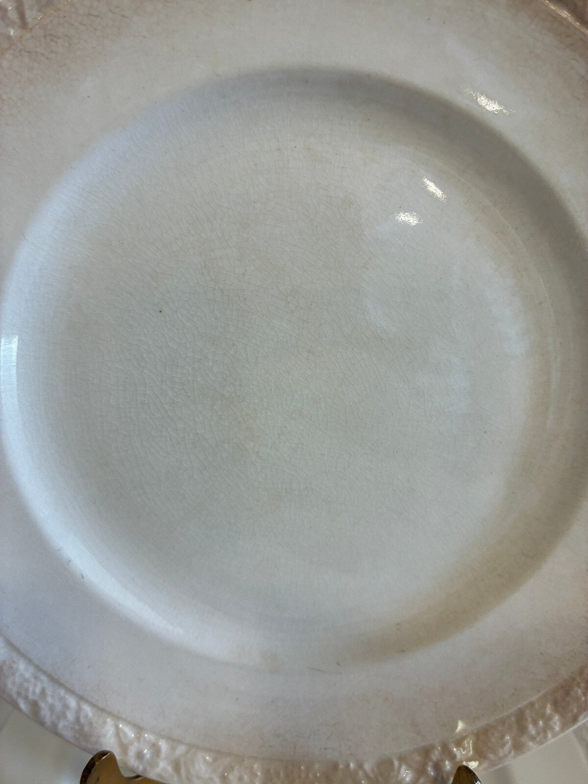 Vintage Wedgwood 7" Plates Set of 6, Embossed Floral Rim, England