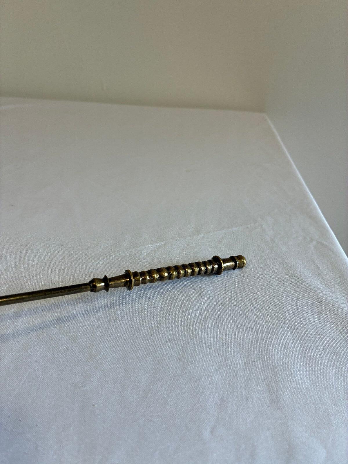Vintage Brass Angel Figural Candle Snuffer | Winged Cherub Long Handle