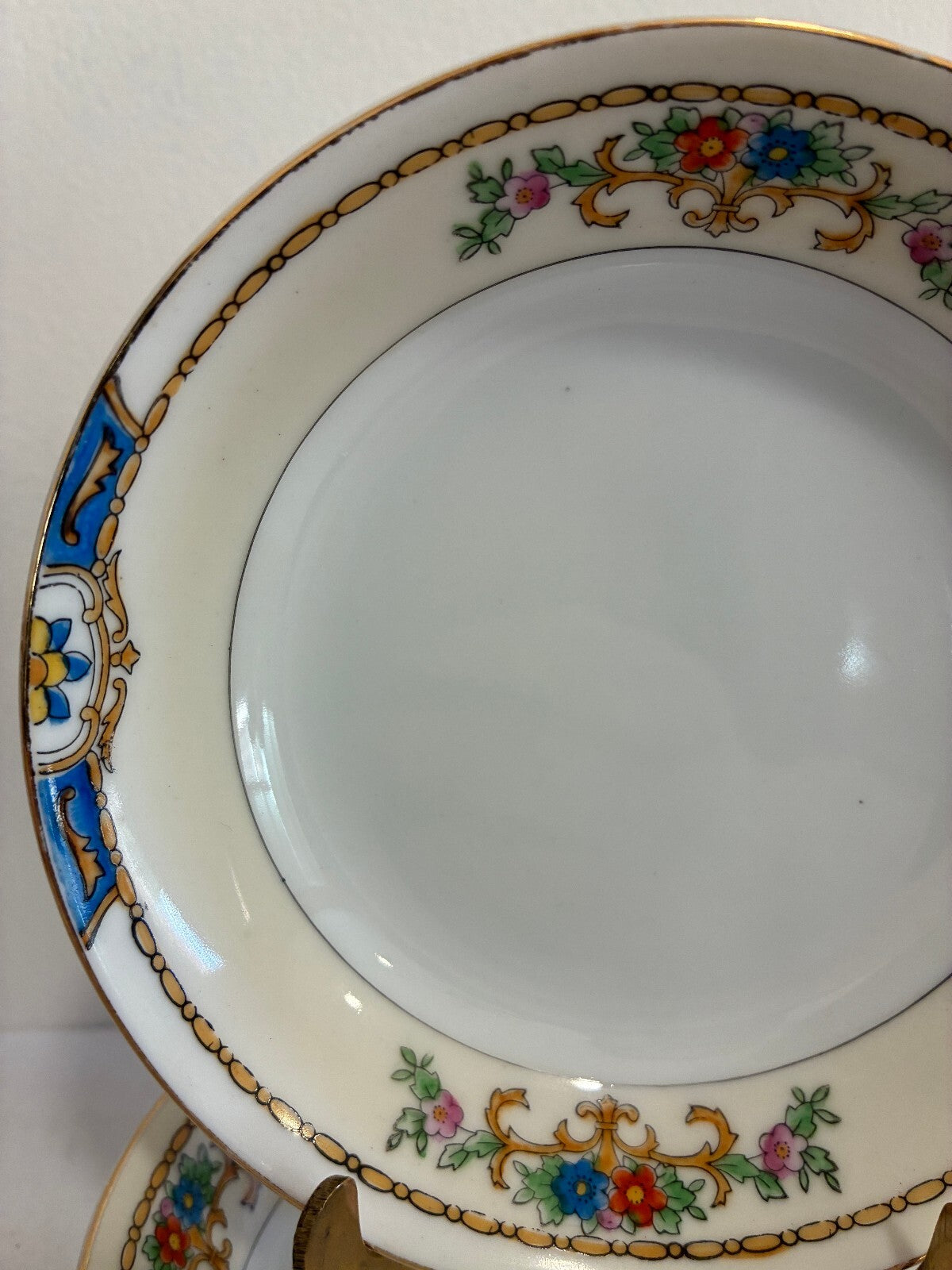 Vintage Meito Warren Bowls, Set of 6, Hand Painted Dessert Bowls, Japan