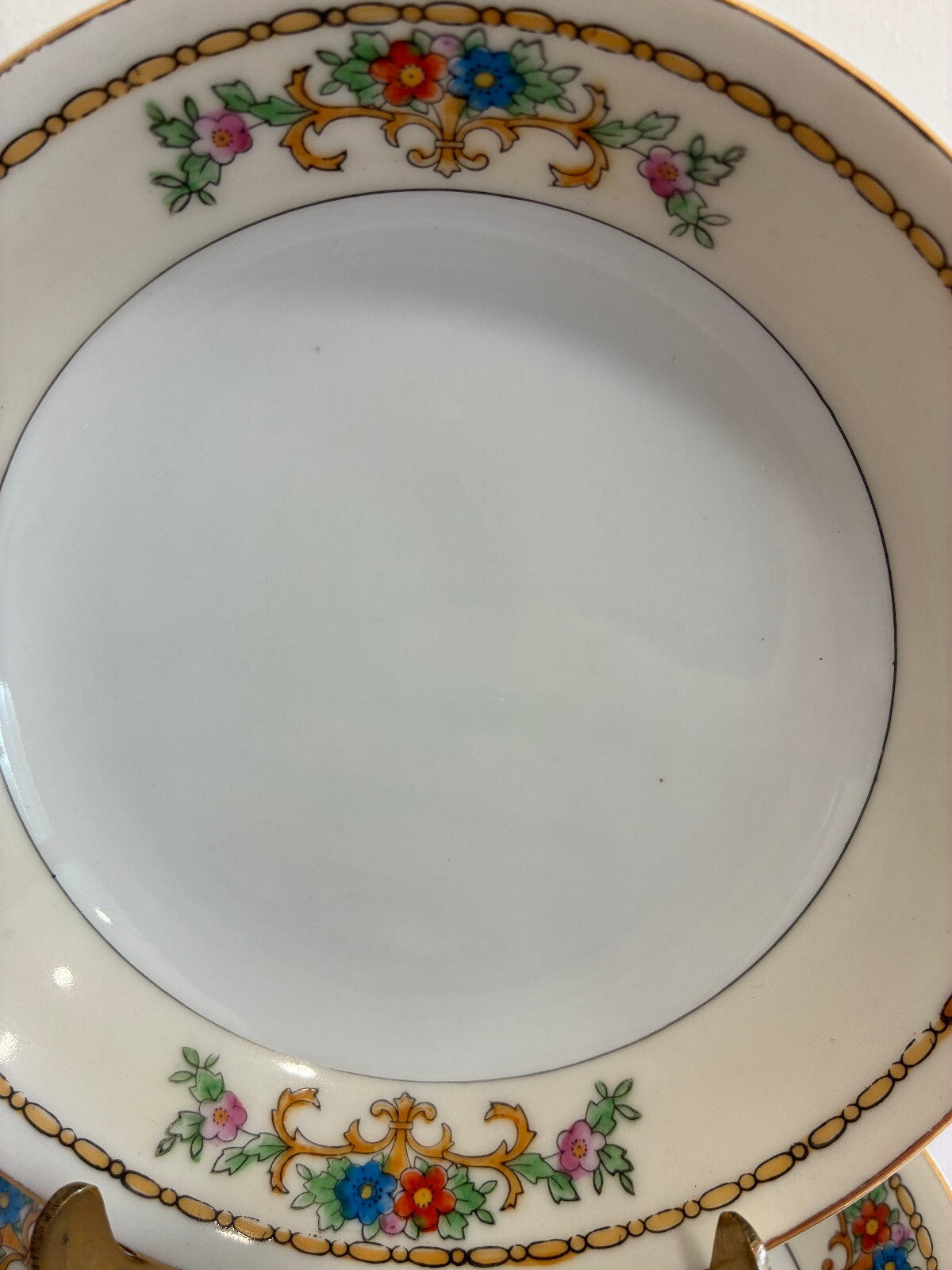 Vintage Meito Warren Bowls, Set of 6, Hand Painted Dessert Bowls, Japan