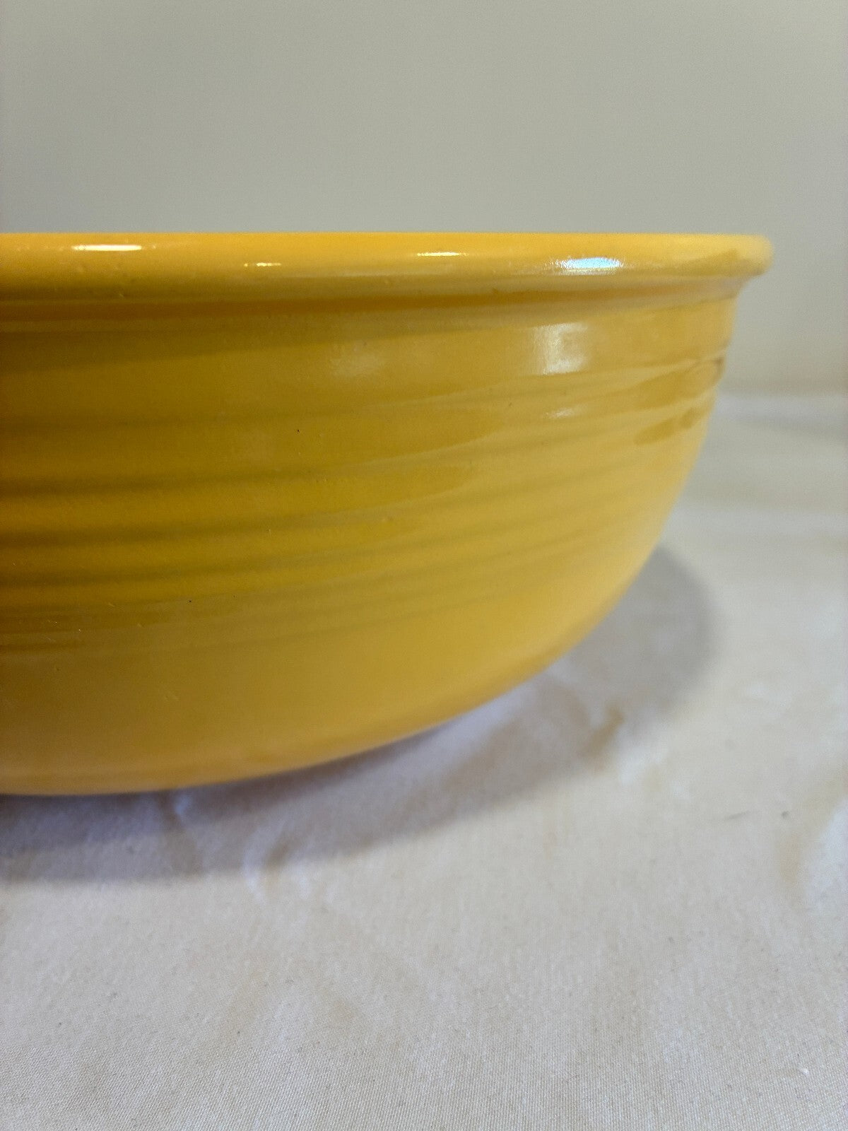 Rare Vintage Fiesta Yellow Ring Mixing Bowl | Homer Laughlin Fiestaware USA