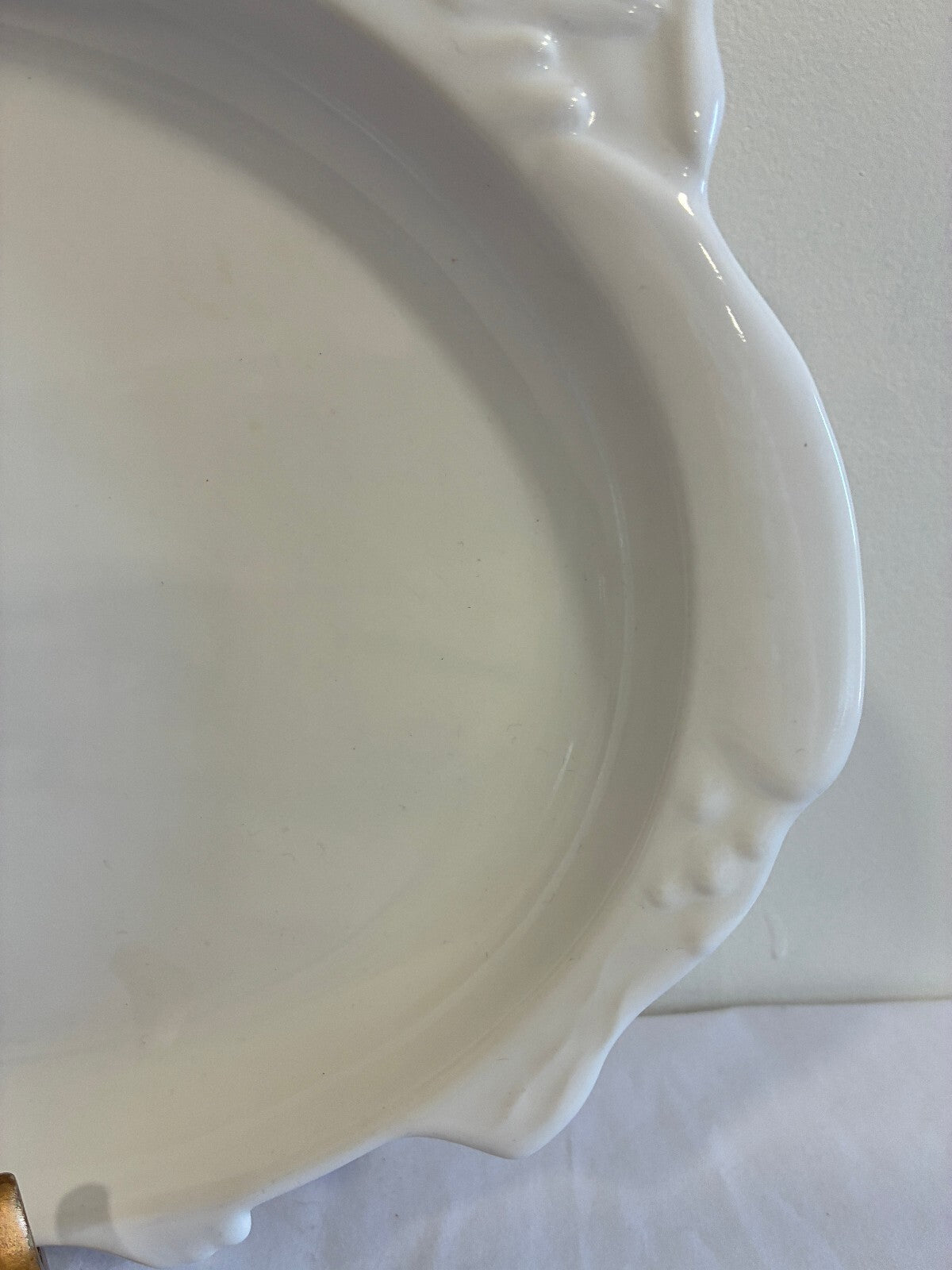 Vintage Pfaltzgraff White Turkey Platter | Figural Turkey Shaped Serving Dish |