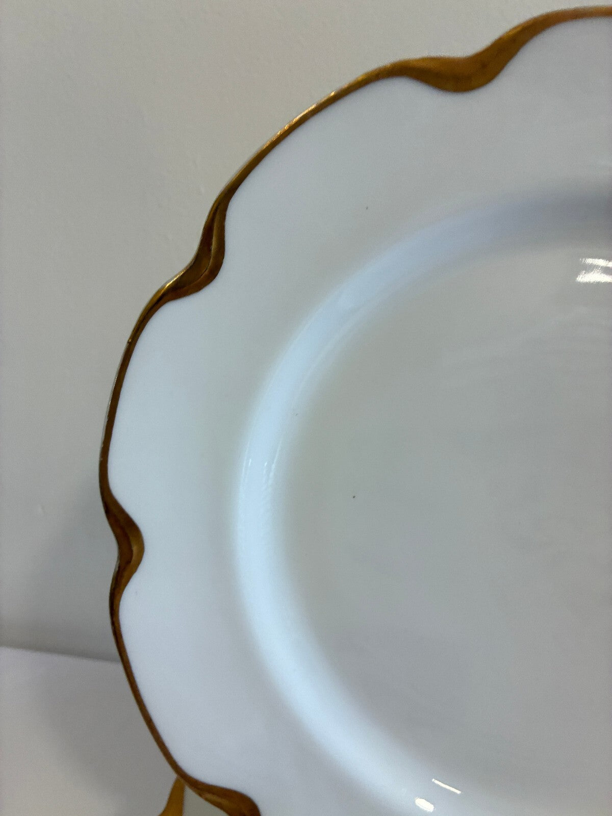 Antique Haviland & Co Limoges France Plates Set of 6 | Gold Trim