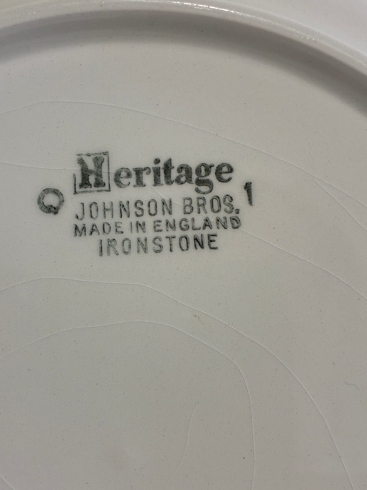 Vintage Johnson Bros Heritage Ironstone Octagonal Dinner Plates | Set of 2