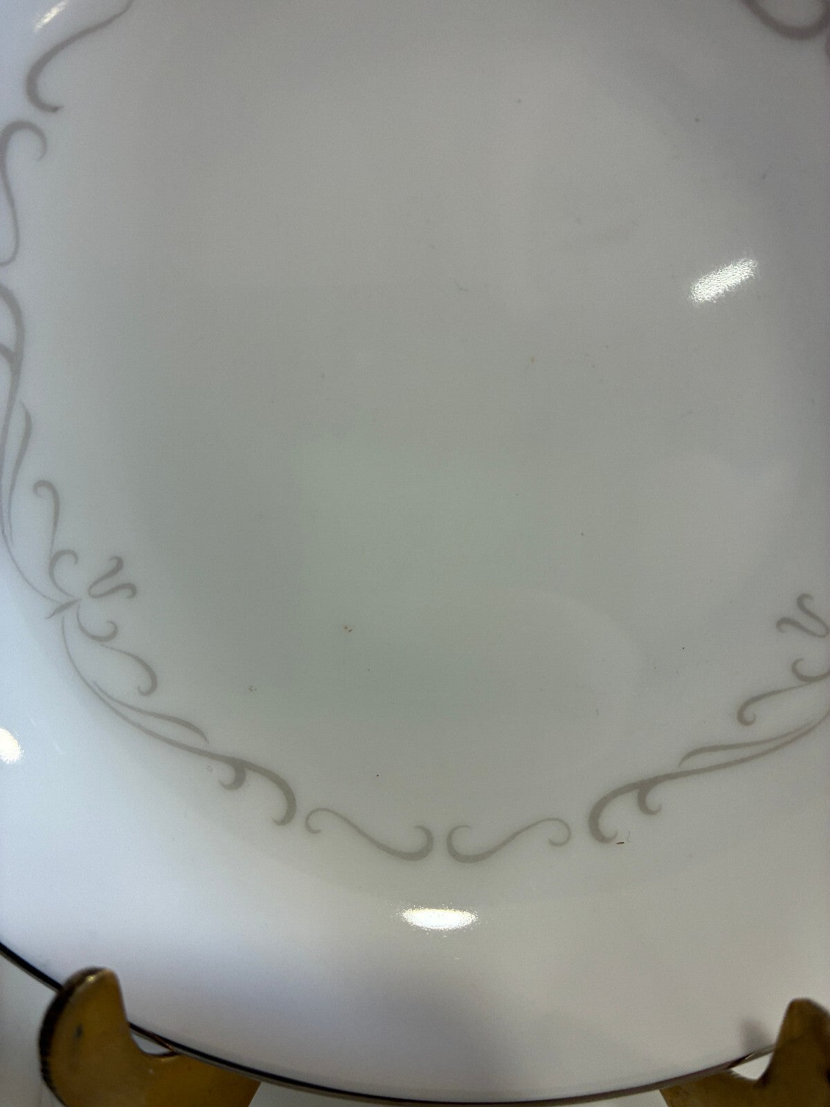 Vintage Kimberly Fine China "Trianon" Bowls Set of 12 | Platinum Scroll Rim