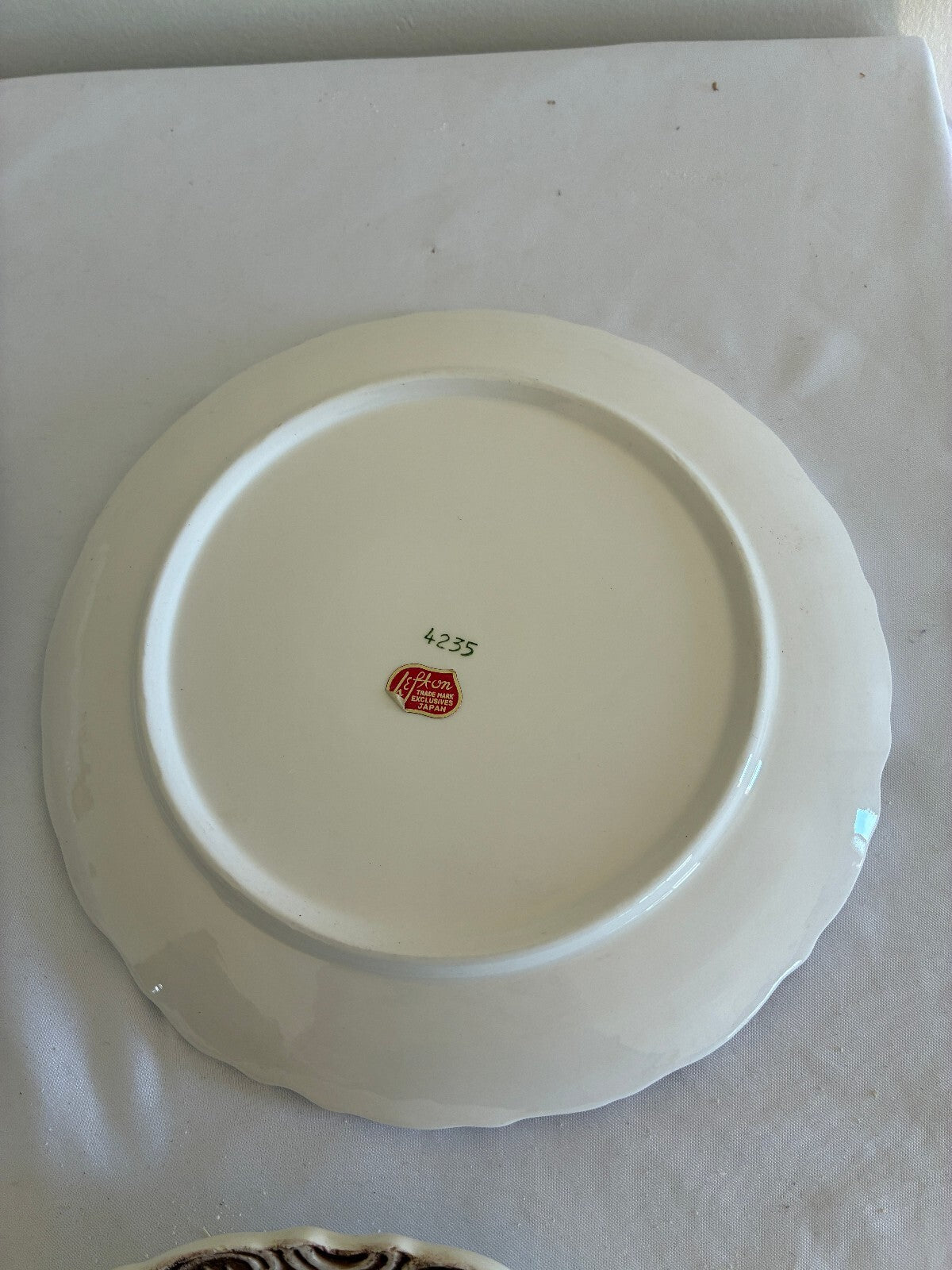 Vintage Lefton Majolica Style Fruit Border Plates, Set of 6 | Japan