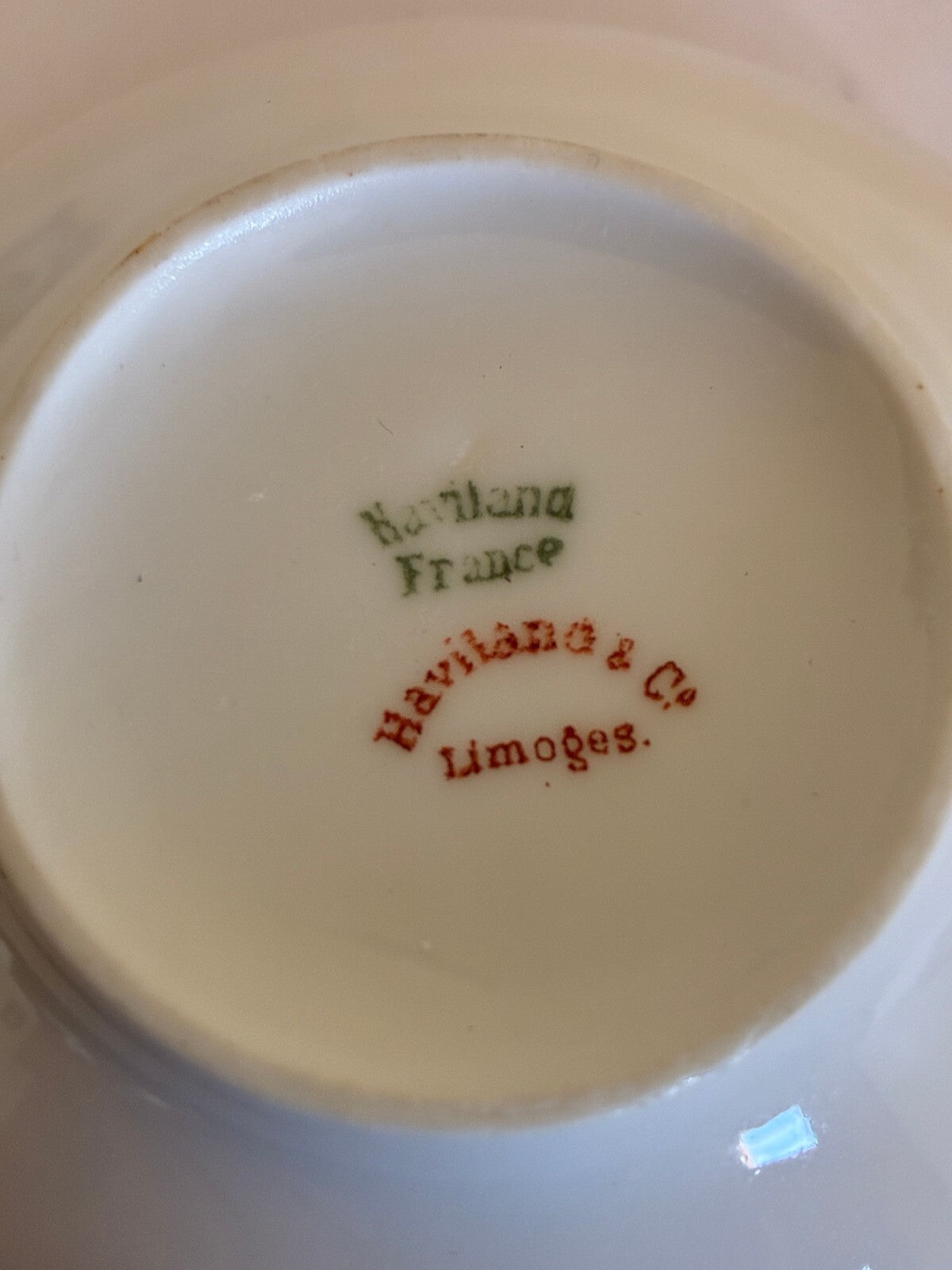 Antique Haviland Limoges Double Handle Bouillon Cups, Set of 4 | France