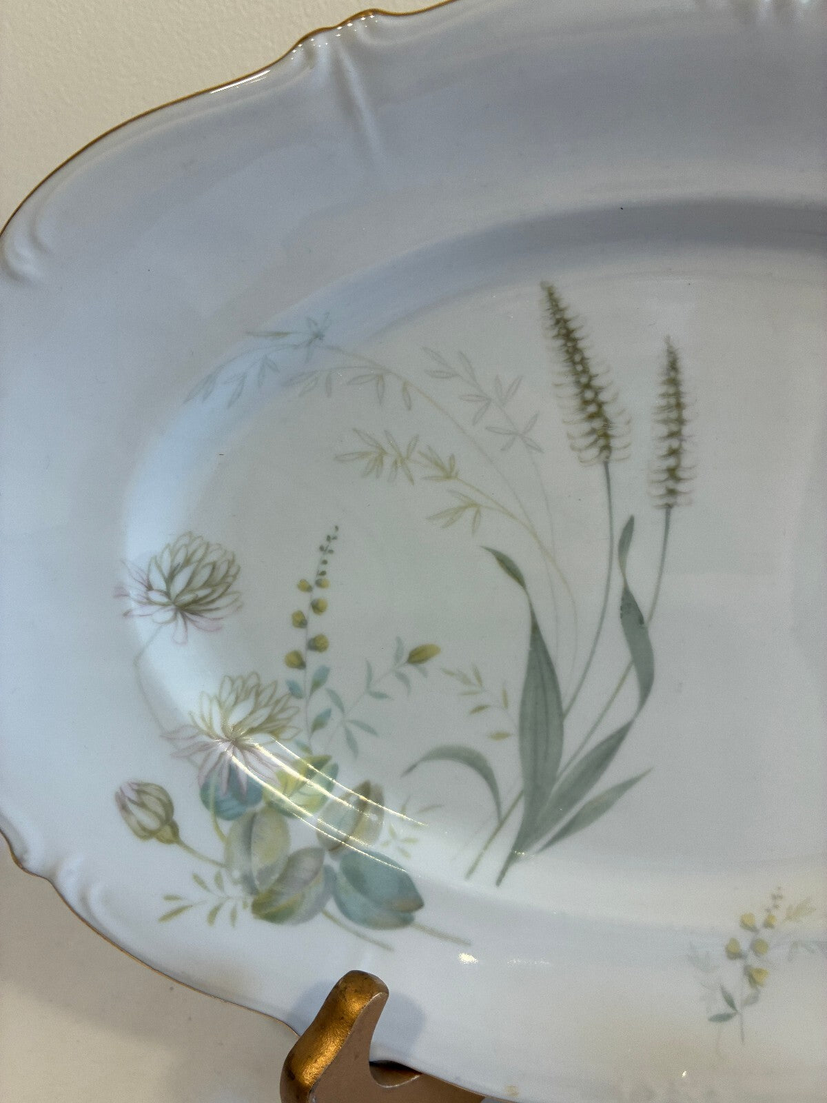 Vintage Forest Bavaria Germany "Harvest" Oval Serving Platter