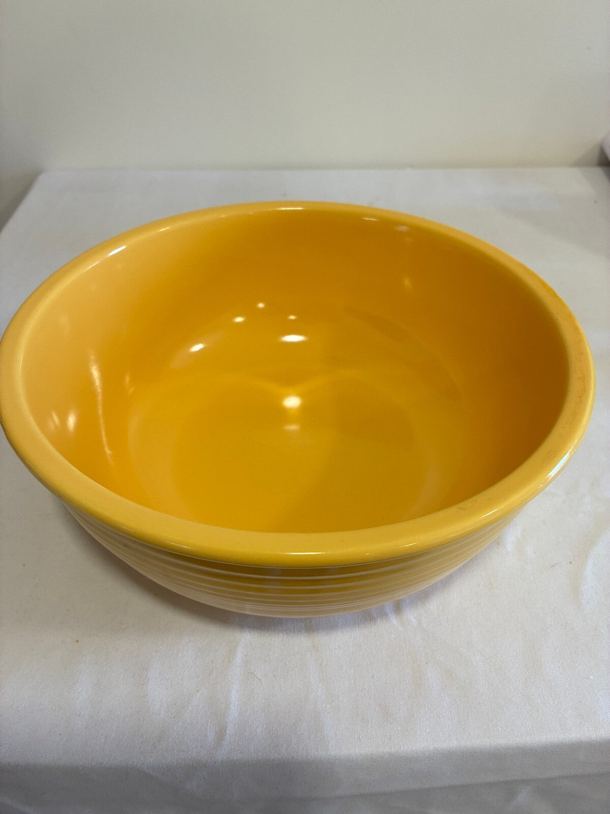 Rare Vintage Fiesta Yellow Ring Mixing Bowl | Homer Laughlin Fiestaware USA