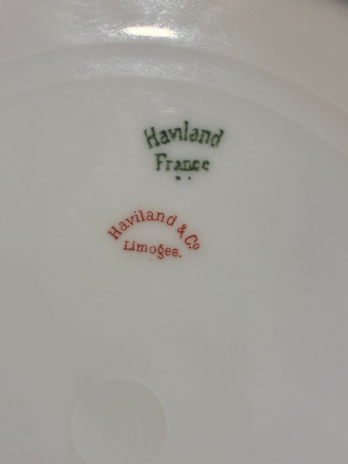 Antique Haviland & Co Limoges Gold  Rim Plates Set of 12, French Porcelain
