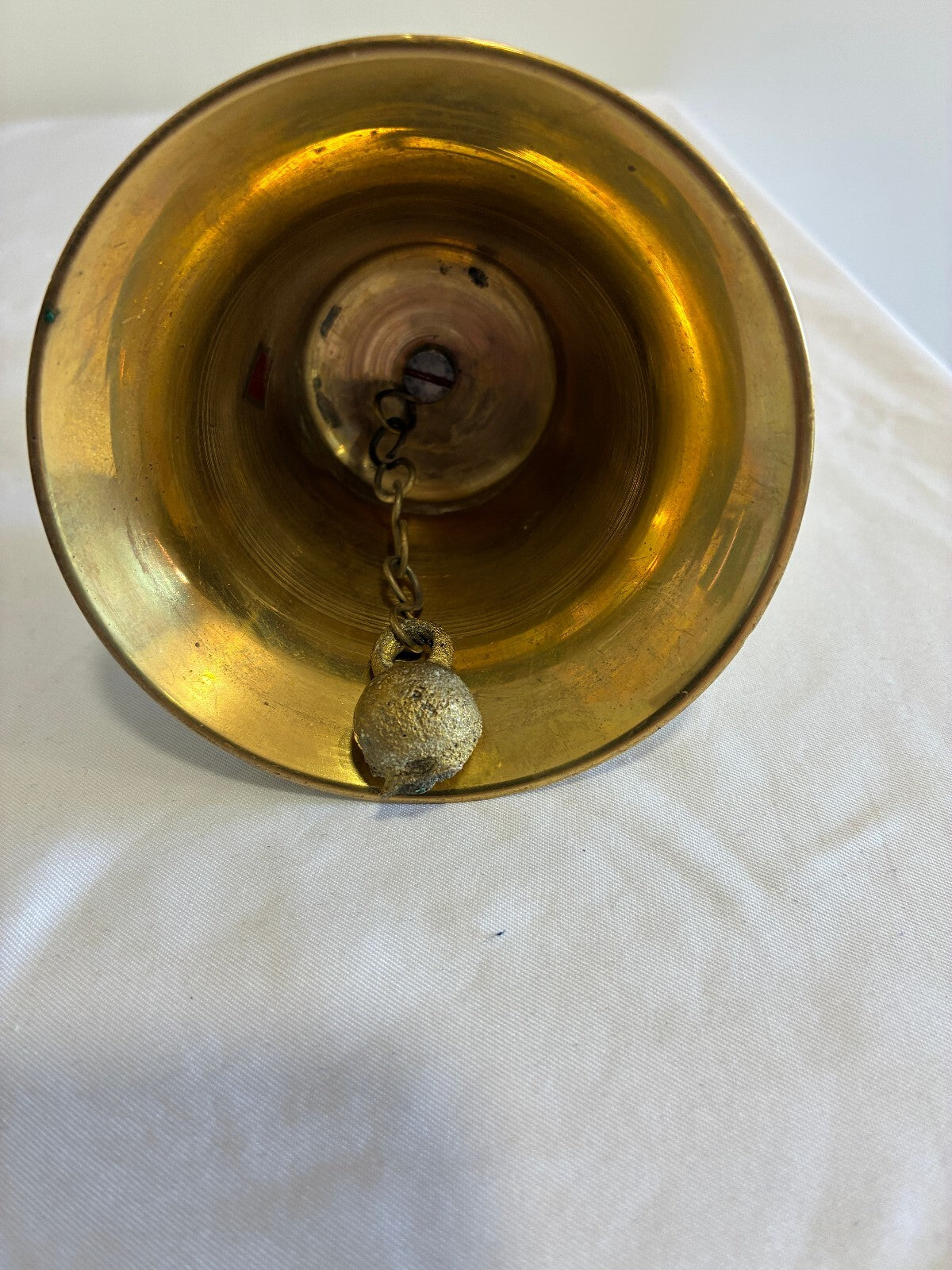Vintage Brass Anchor Bell | Nautical Ship's Bell with Rope Detail |Made in India