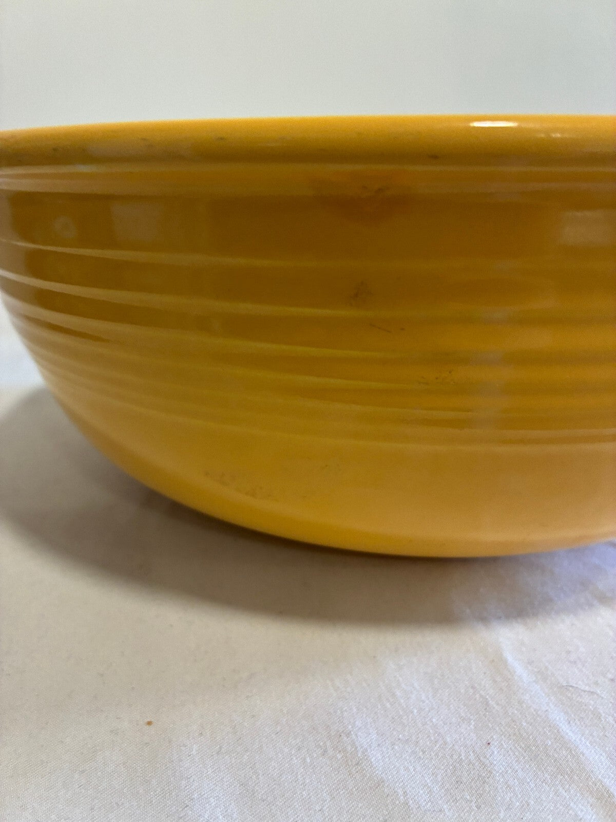 Rare Vintage Fiesta Yellow Ring Mixing Bowl | Homer Laughlin Fiestaware USA