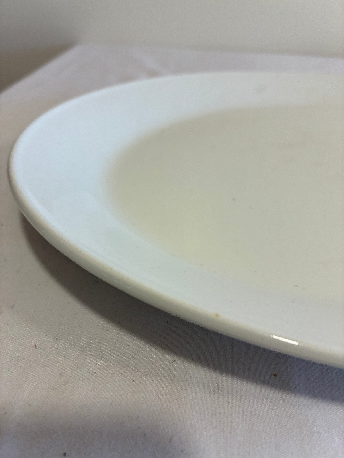 Vintage Johnson Brothers White Ironstone Platter, England