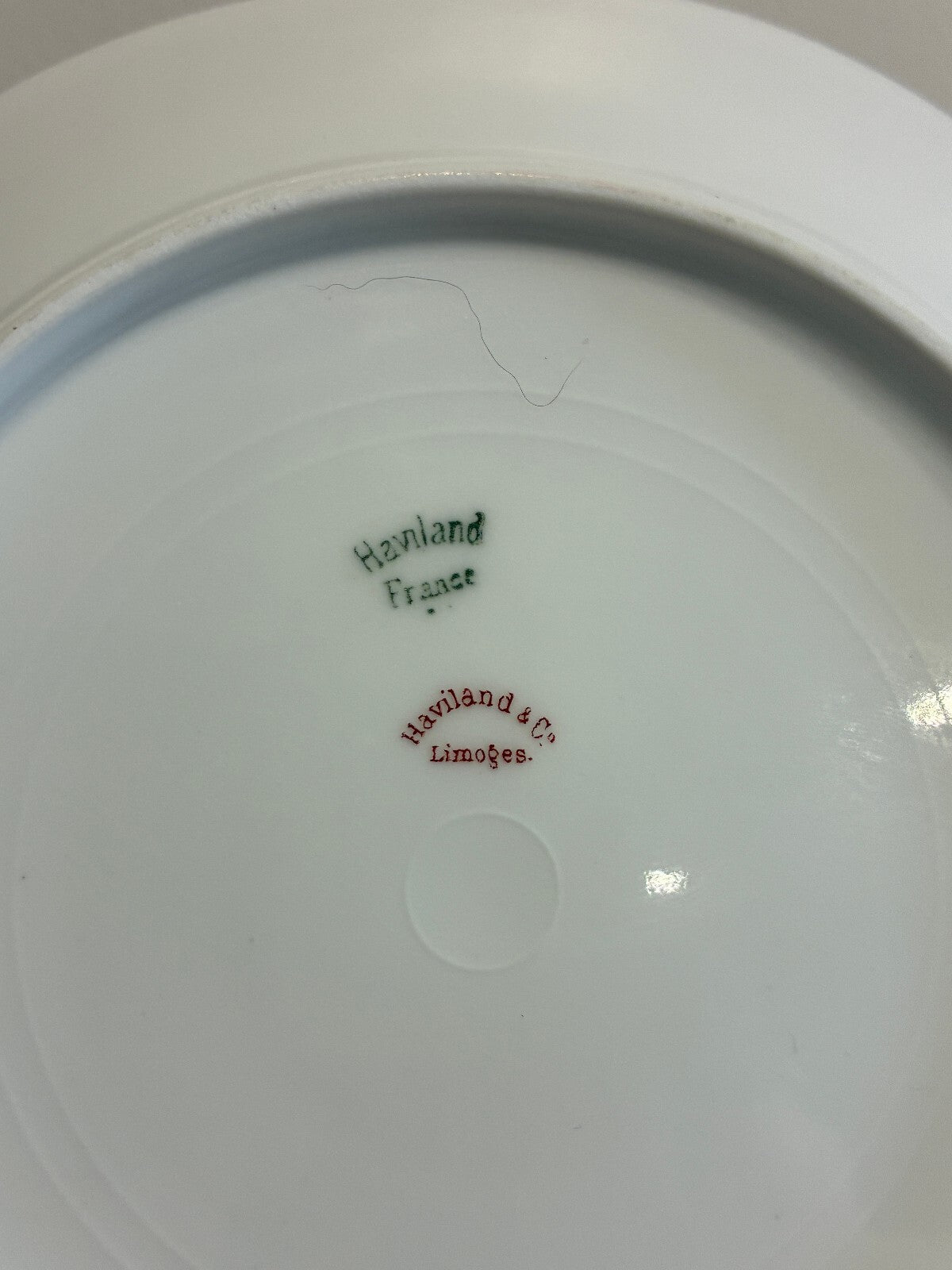 Antique Haviland& Co Limoges 7.5" Gold Rim Bowls Set of 7, French Porcelain
