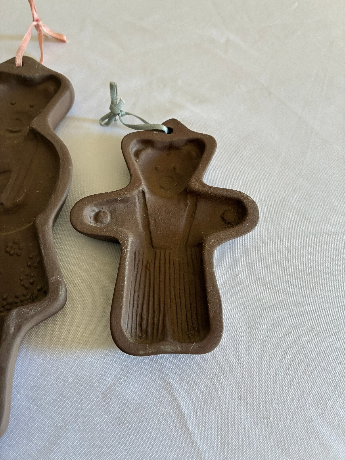 Vintage Hartstone Pottery Bear Family Cookie Molds Set of 3 | New Country USA
