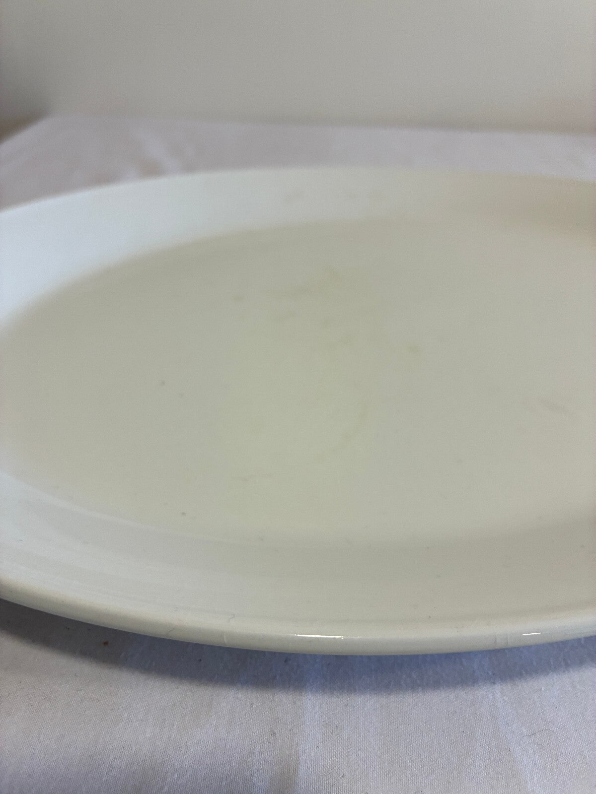 Vintage Johnson Brothers White Ironstone Platter, England