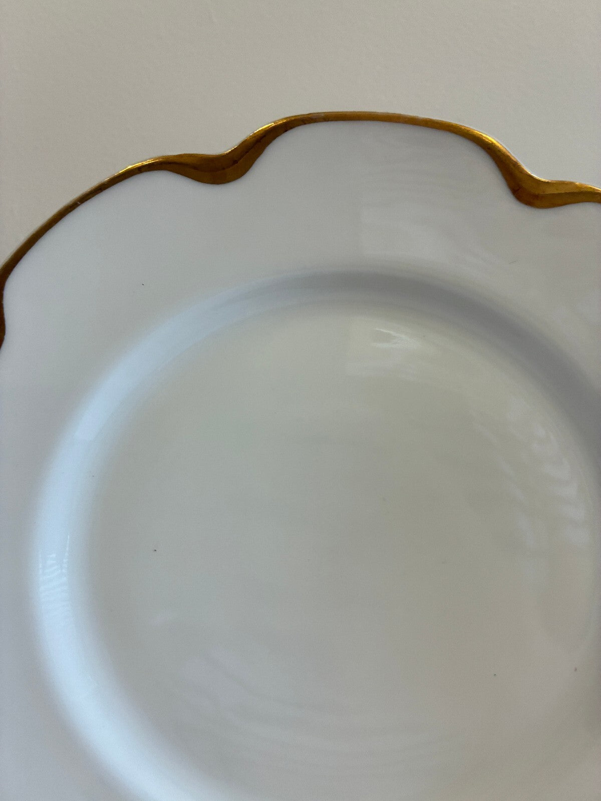 Antique Haviland & Co Limoges France Plates Set of 6 | Gold Trim