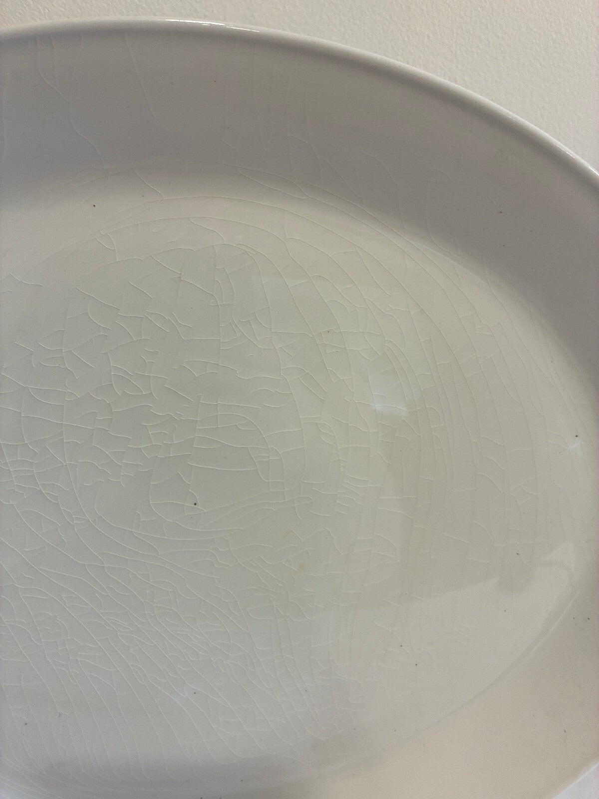 Vintage Johnson Brothers White Ironstone Oval Platter | Made in England |