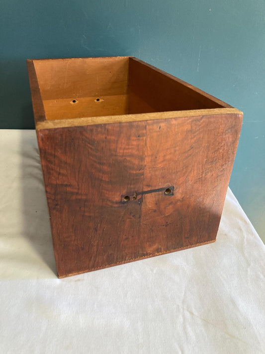 Vintage Solid Wood Box with Dovetails