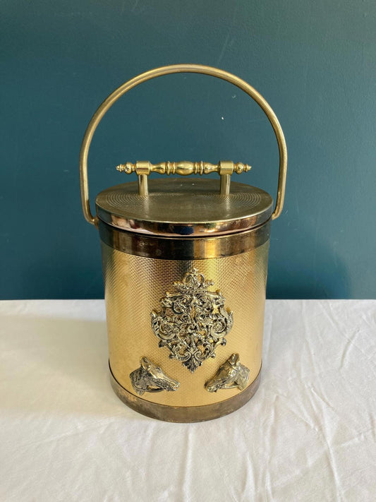 Vintage Horse Head & Crest Small Ice Bucket