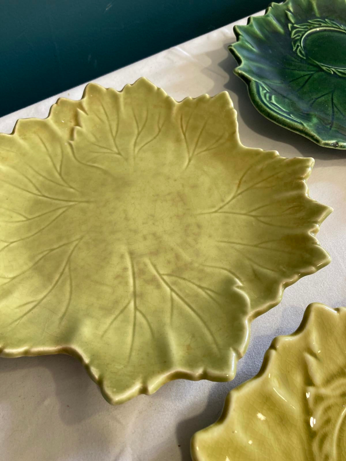Vintage Woodfield by Steubenville Leaf Plates Set of 6