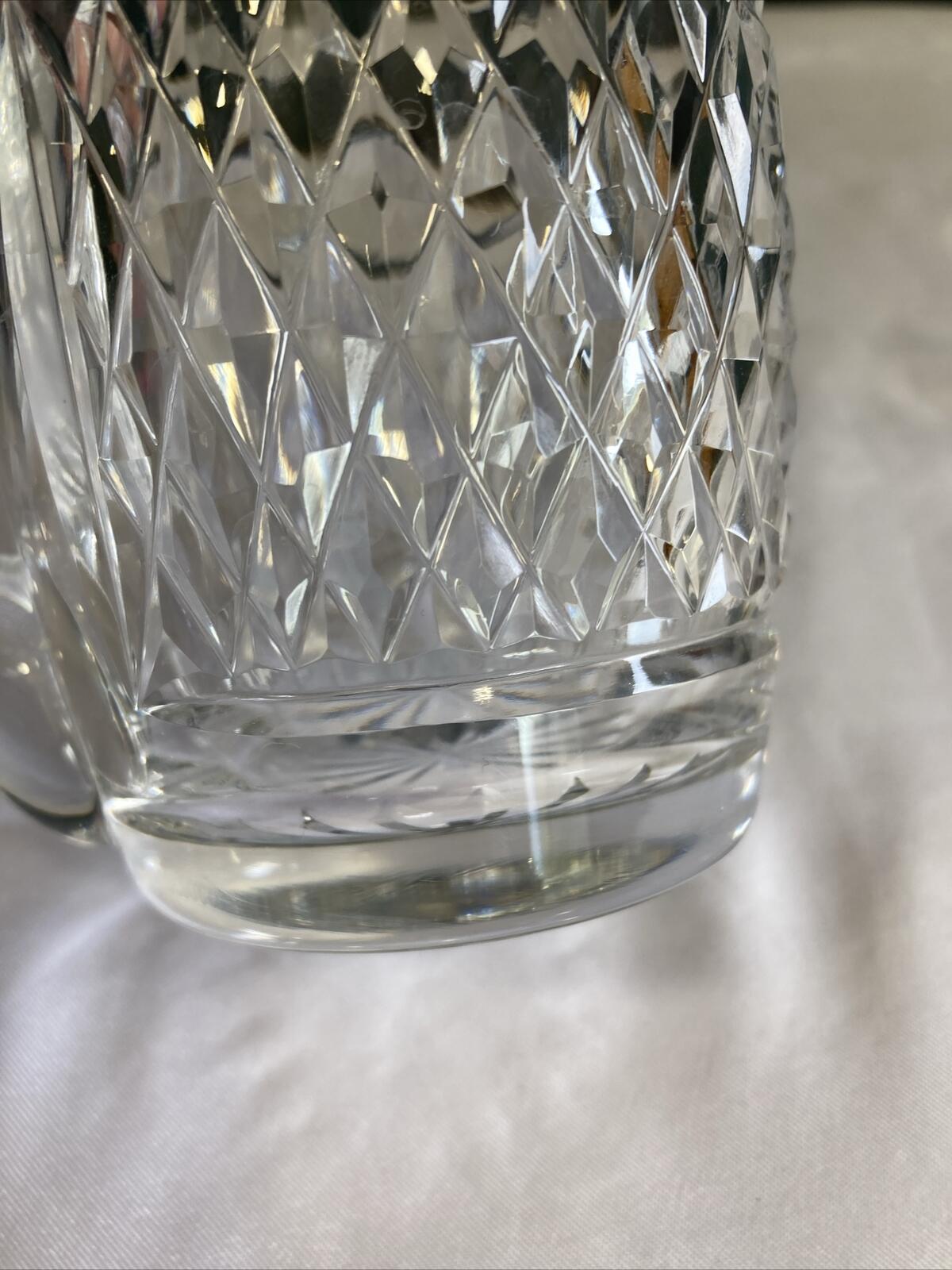 Waterford Crystal Creamer, Diamond Cut Crystal Pitcher, Vintage Waterford Ireland, Fine Crystal Serveware, Vintage Finds