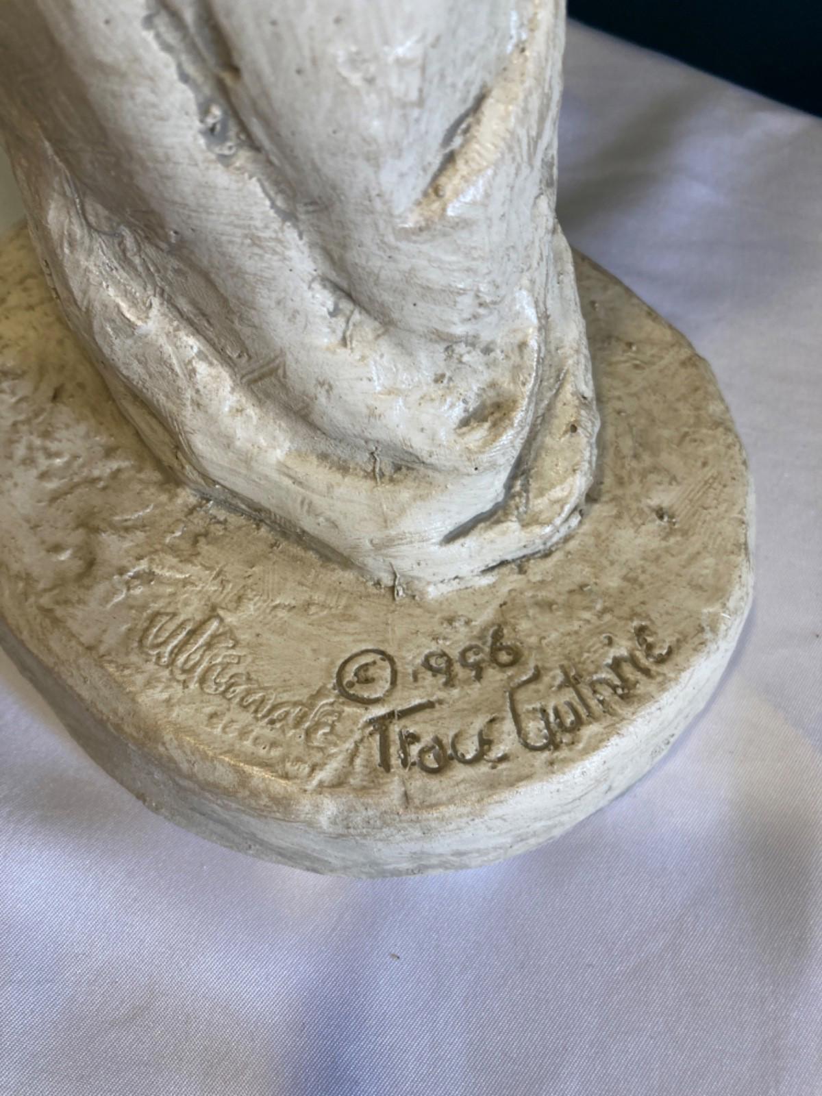 Trace Guthrie Sculpture Woman with Dog 1996 – Trace Guthrie 23.75"