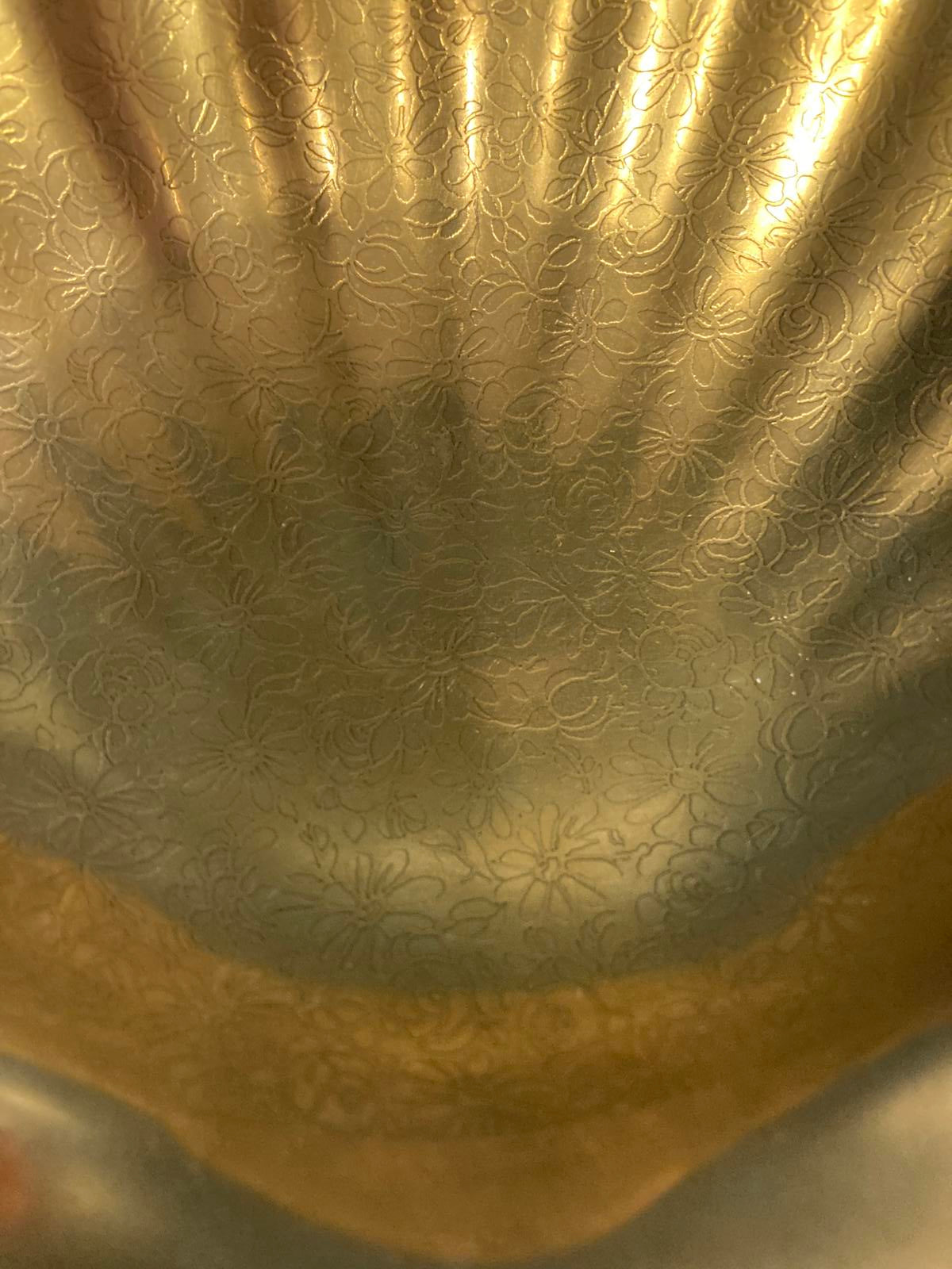 Vintage Pickard Gold Seashell Dish