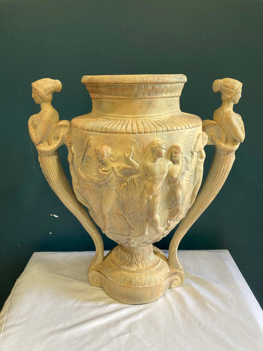 Alva Museum Relicas Townley Vase -Large Neoclassical Urn With Sculptural Handles