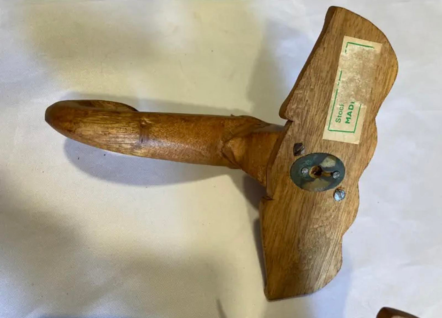 Pair of Hand Carved Wooden Elephant Wall Decor – Rustic Safari Decor