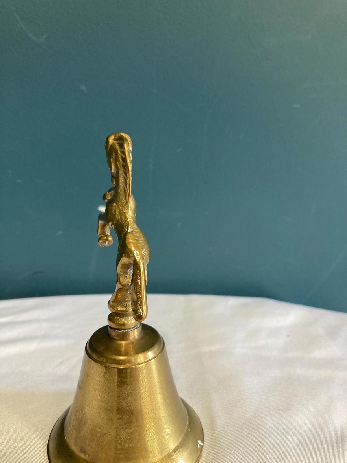 Solid Brass Unicorn Bell