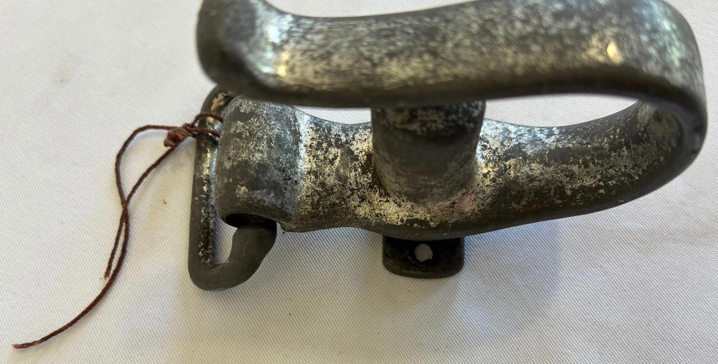 Vintage Metal Swivel Hook,Industrial Primitive Utility Hook,Rustic Barn Hardware