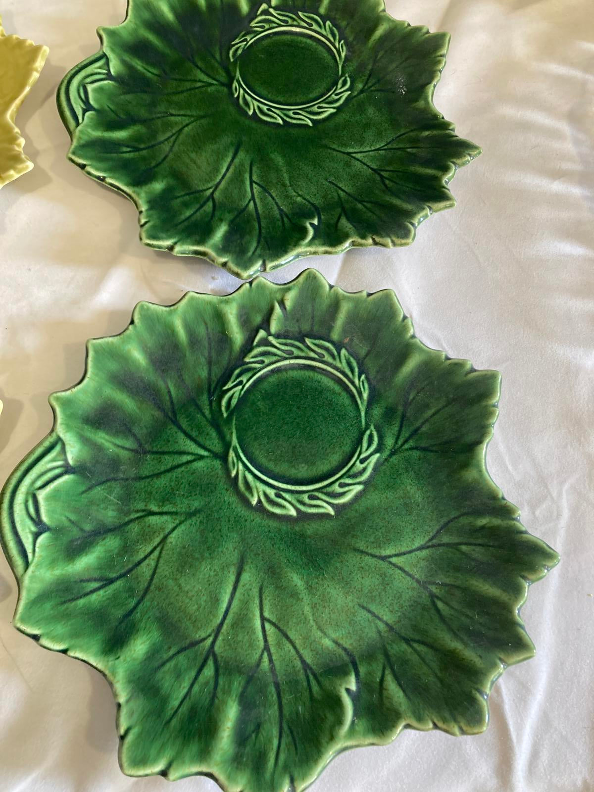 Vintage Woodfield by Steubenville Leaf Plates Set of 6