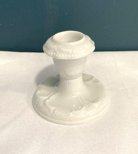 Rosenthal Germany Sanssouci Candlestick Holder Maria Embossed Floral Swag