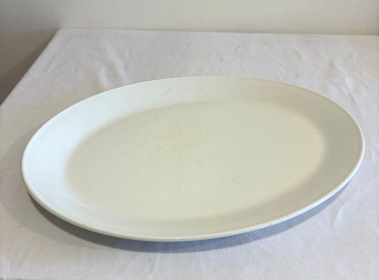 Vintage Johnson Brothers White Ironstone Platter, England