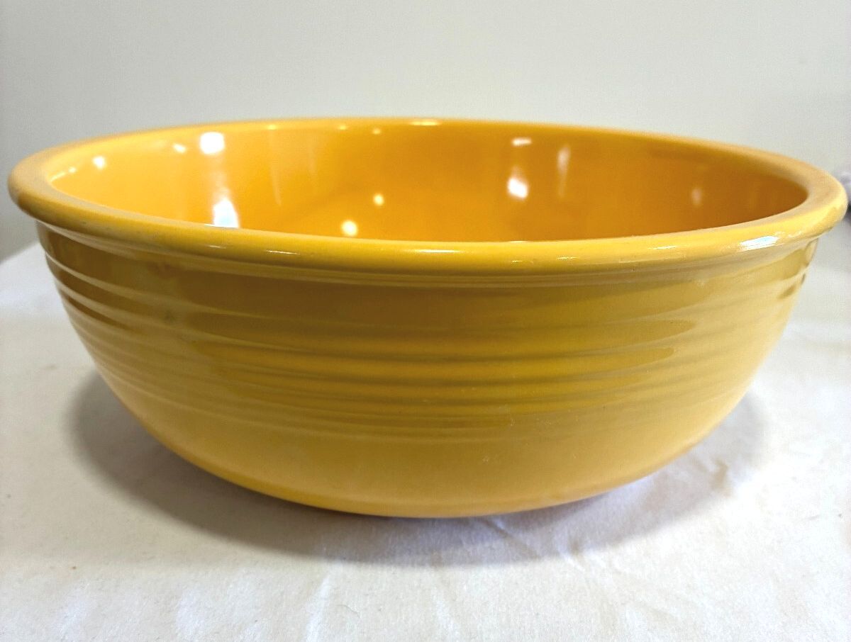 Rare Vintage Fiesta Yellow Ring Mixing Bowl | Homer Laughlin Fiestaware USA